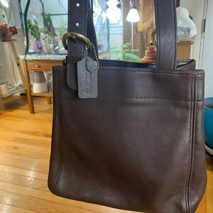 Vintage coach Waverly Soho bag 4157 dark brown